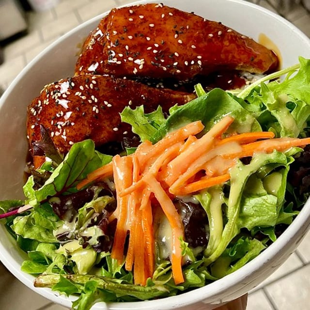 Salmon Teriyaki Bowl.